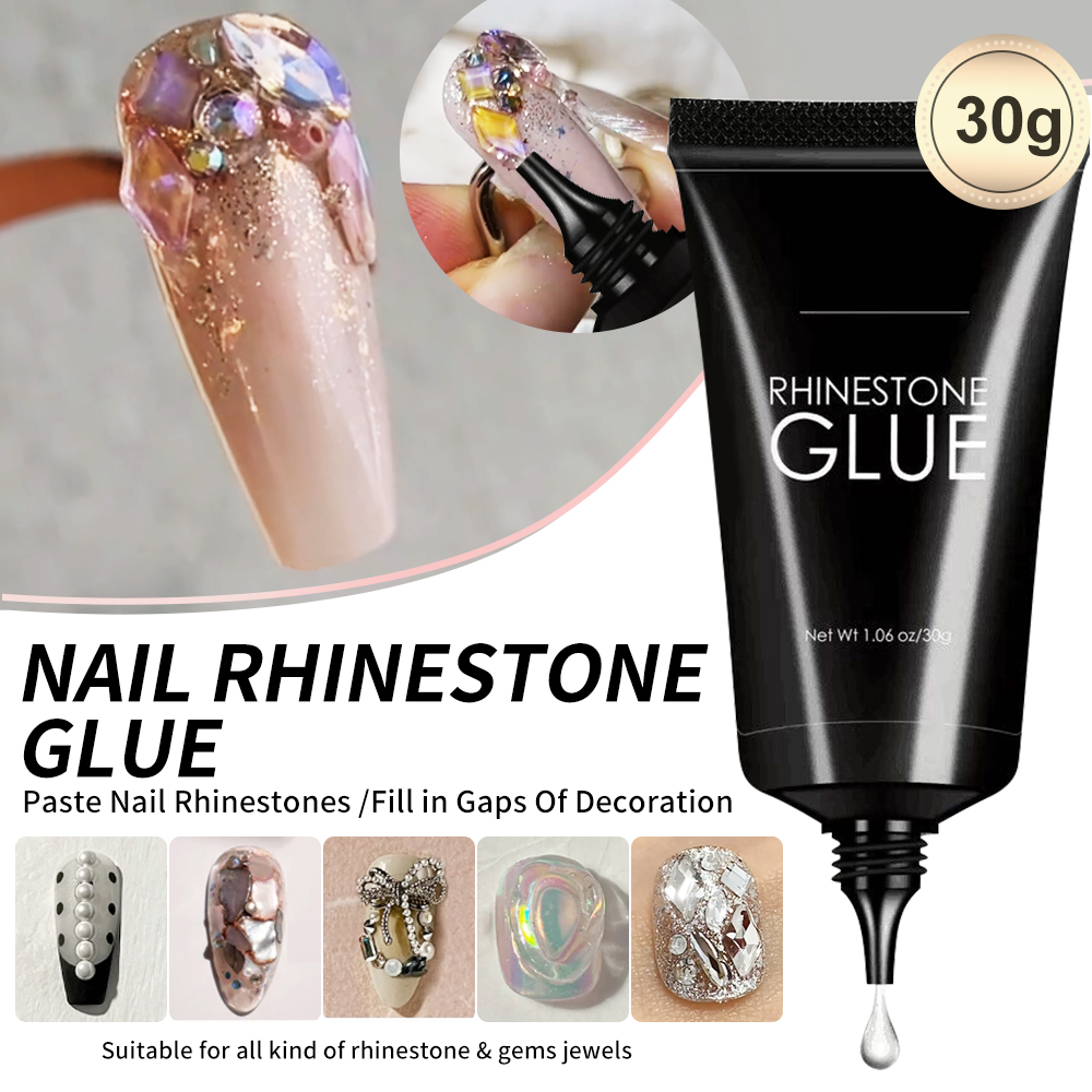 Rhinestone Nail Gem - جل أظافر قوي للغاية من حجر