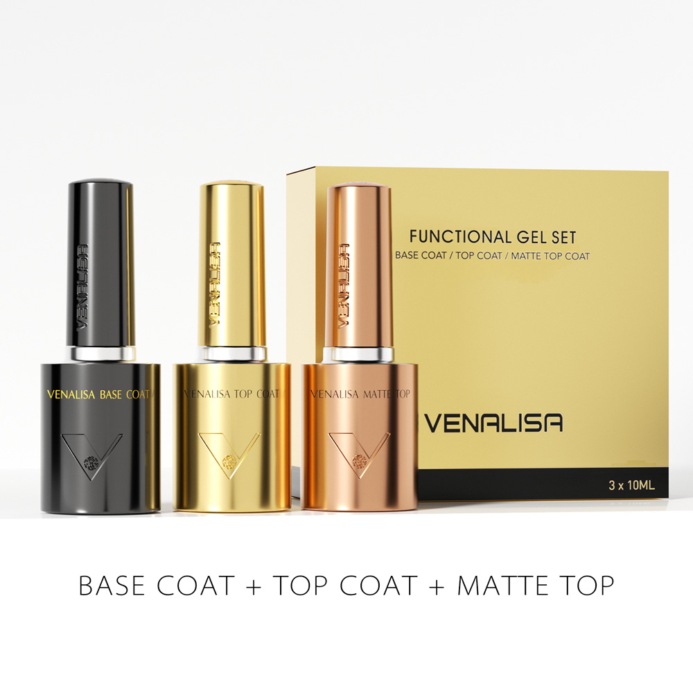 Peel Off Base Coat - 1/2/3 قطعة عدة Venalisa 10 مللي