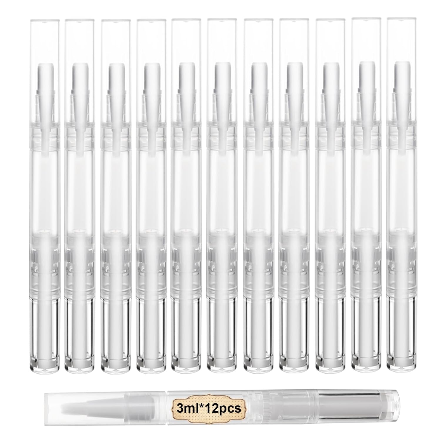 Cuticle Oil Pen - 12 قطعة أقلام زيت الأظافر فارغة