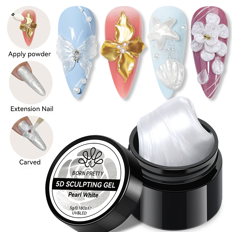 ولد جميلة 5D النحت هلام مسمار  - مراجعة Peel Off Base Coat وسعره