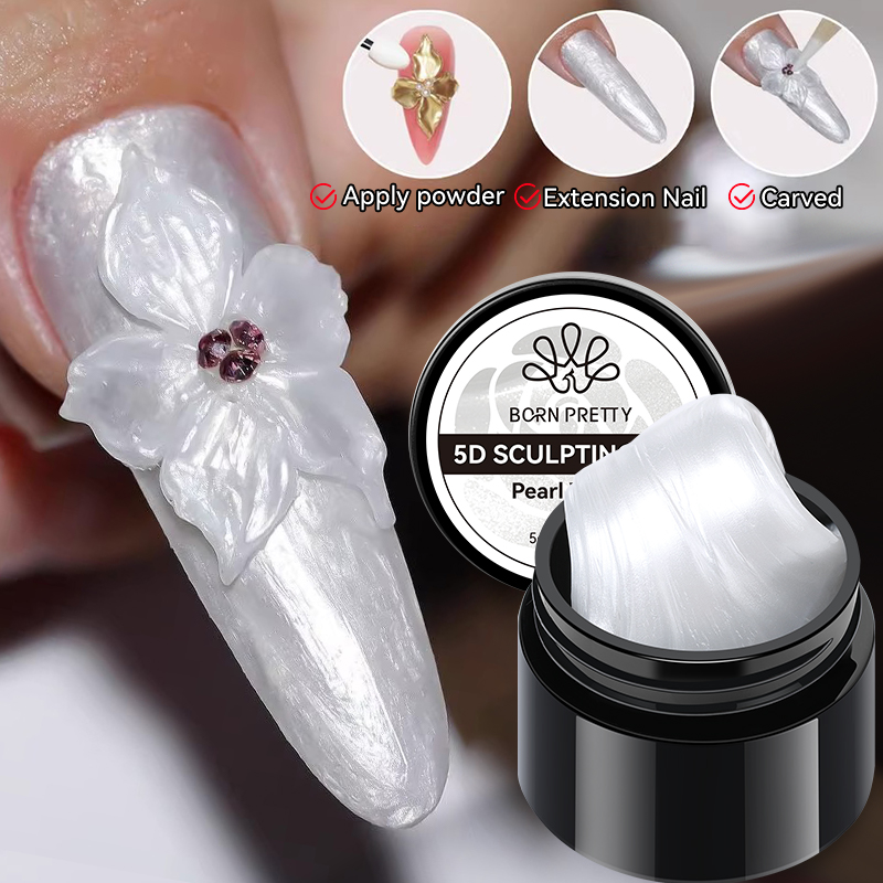 ولد جميلة 5D النحت هلام مسمار  - مراجعة Peel Off Base Coat وسعره