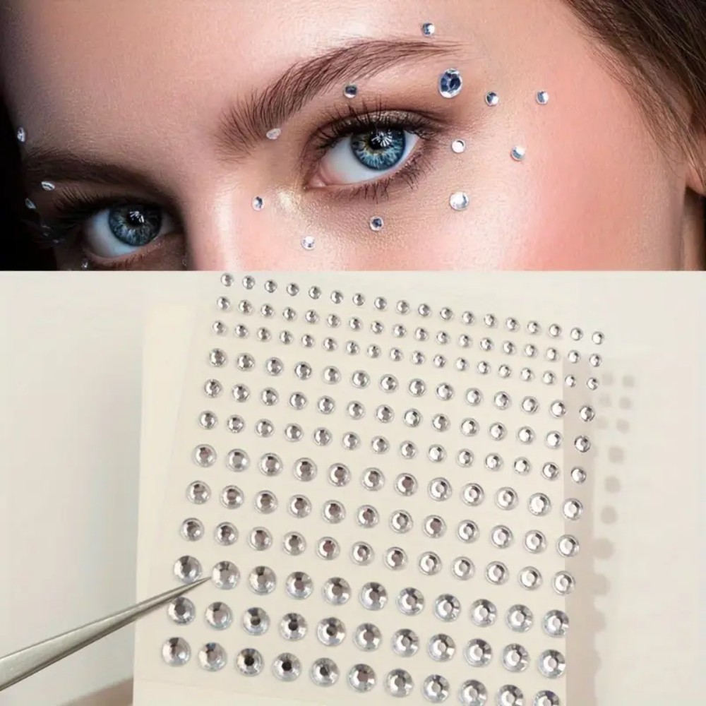 165 قطعة من ملصقات حجر الراين  - مراجعة Rhinestone Nail Gem وسعره