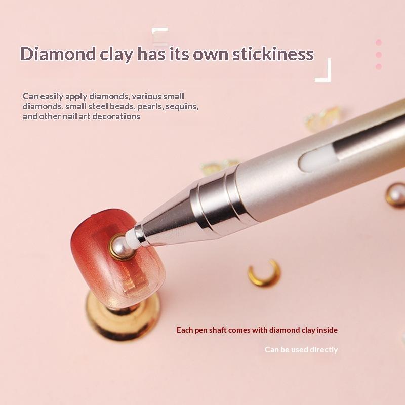 عصا شمعية متدرجة اللون ذاتية ا - مراجعة Rhinestone Nail Gem وسعره