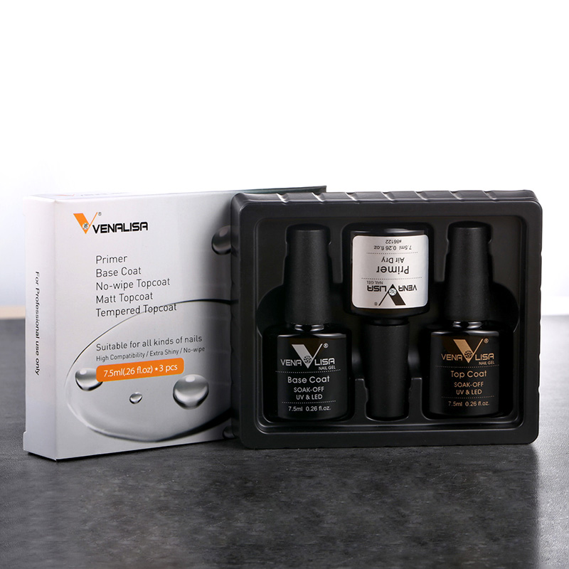 3 قطعة/المجموعة Venalisa التمه - مراجعة Peel Off Base Coat وسعره