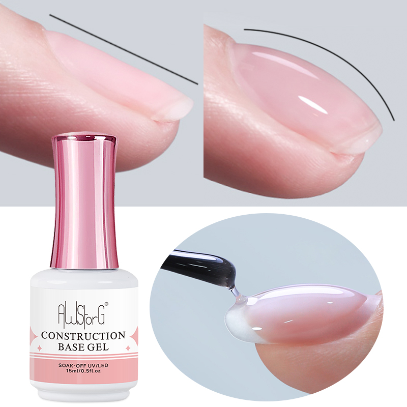 AWStorG قاعدة البناء هلام 15 م - مراجعة Peel Off Base Coat وسعره