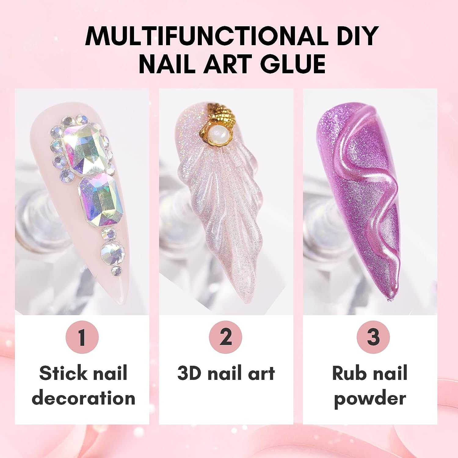 جل أظافر قوي للغاية من حجر الر - مراجعة Rhinestone Nail Gem وسعره