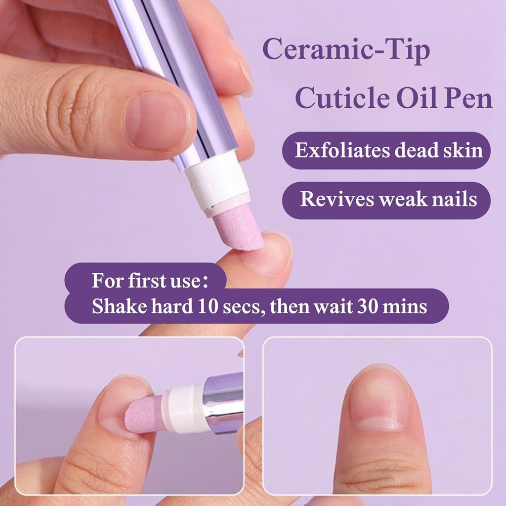 3 قطع قلم زيت العناية بالأظافر - مراجعة Cuticle Oil Pen وسعره