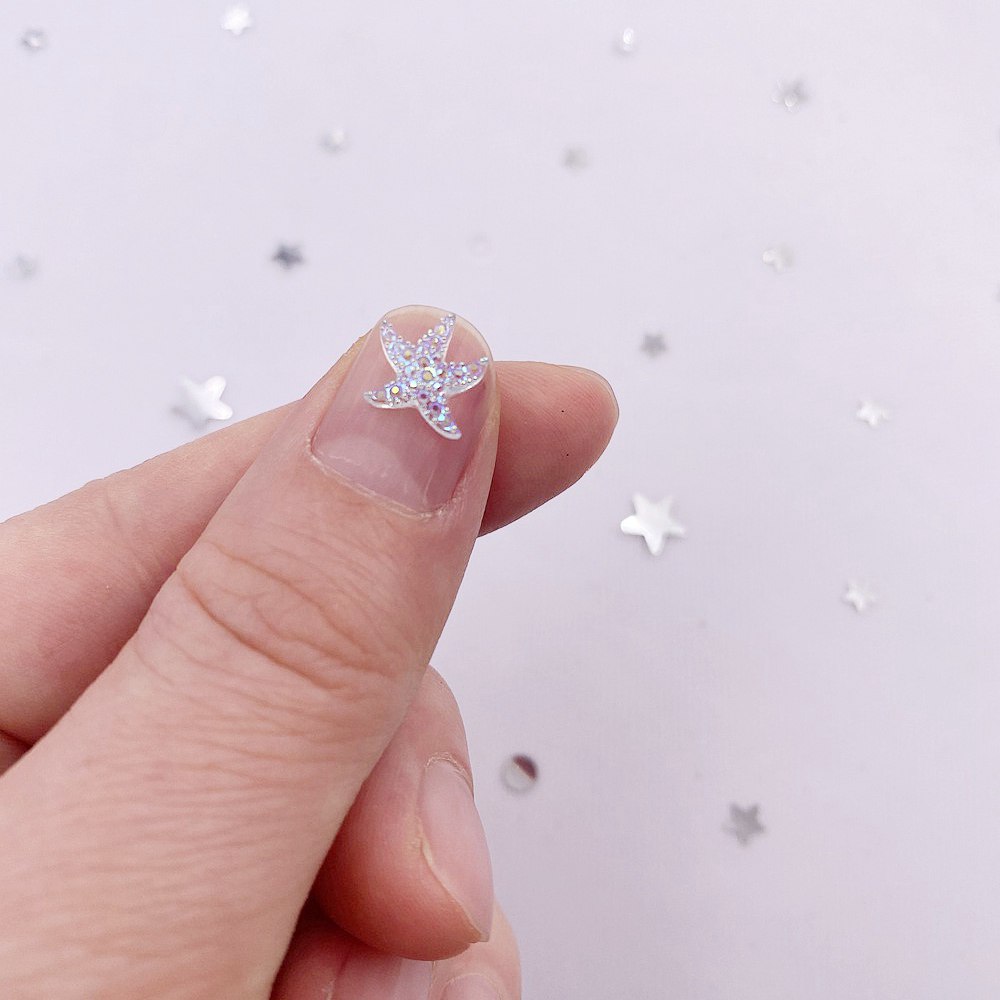10 مللي متر صغيرة لامعة ستار م - مراجعة Rhinestone Nail Gem وسعره