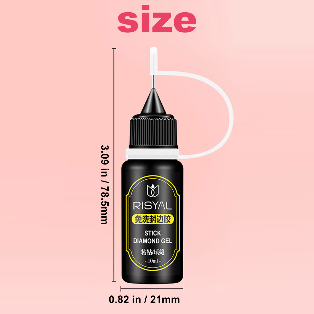 غراء تثبيت أحجار الراين للأظاف - مراجعة Rhinestone Nail Gem وسعره
