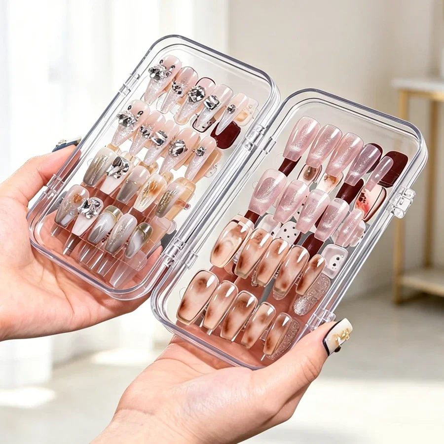 صندوق تخزين شفاف قابل للطي لأظ - مراجعة Nail Art Viral وسعره