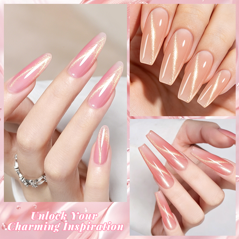 جل تمديد الأظافر المغناطيسي بل - مراجعة Nail Art Extension Cat Eye وسعره