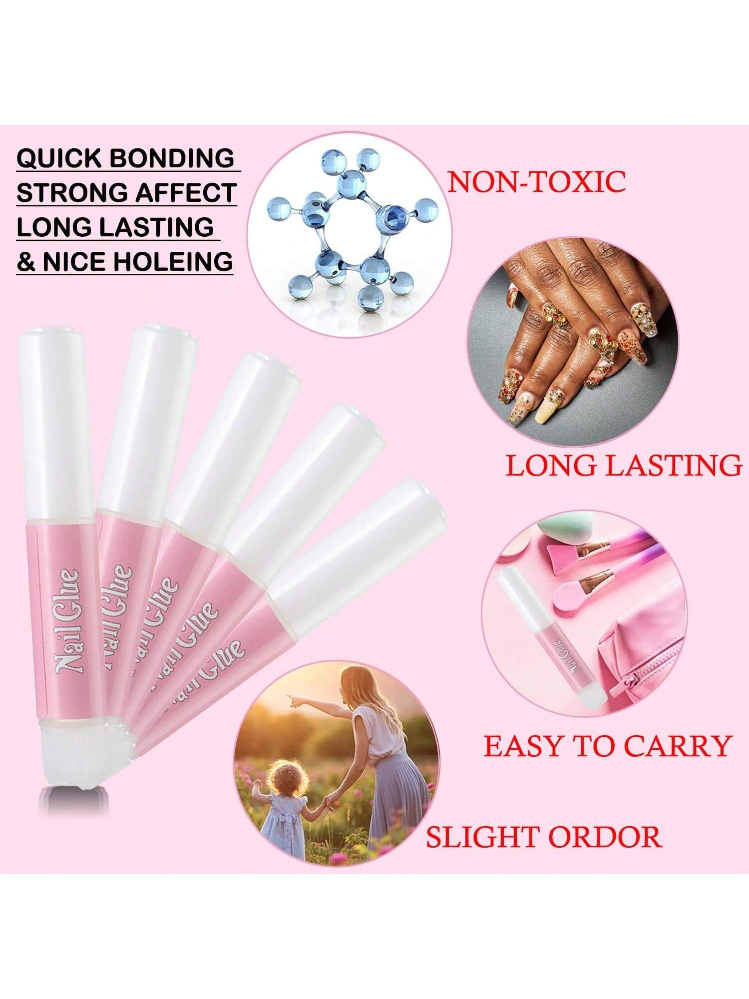 عبوة 100/1000 قطعة من غراء الأ - مراجعة Rhinestone Nail Gem وسعره