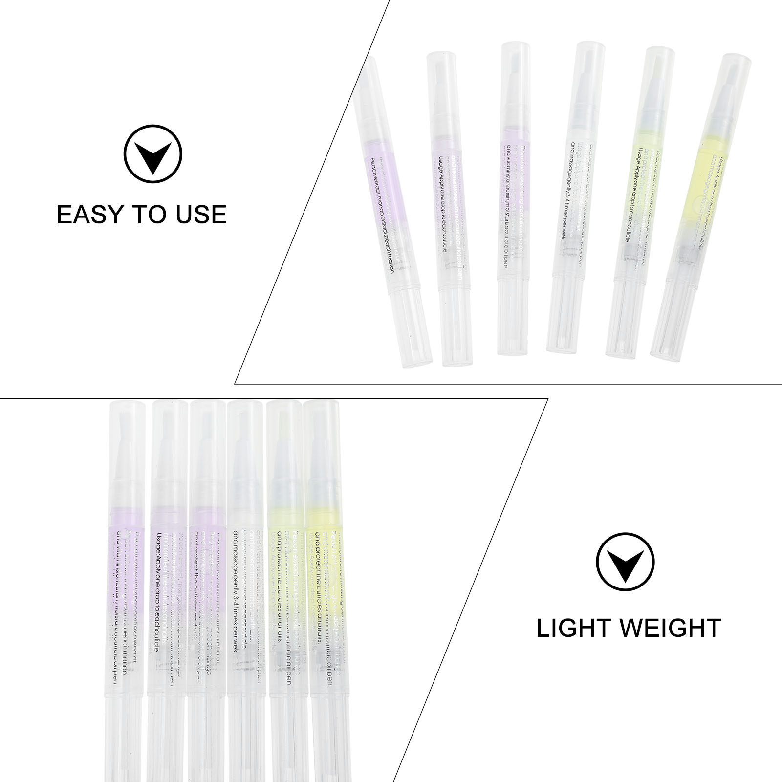 ٦ قطع من أقلام زيت البشرة حول  - مراجعة Cuticle Oil Pen وسعره