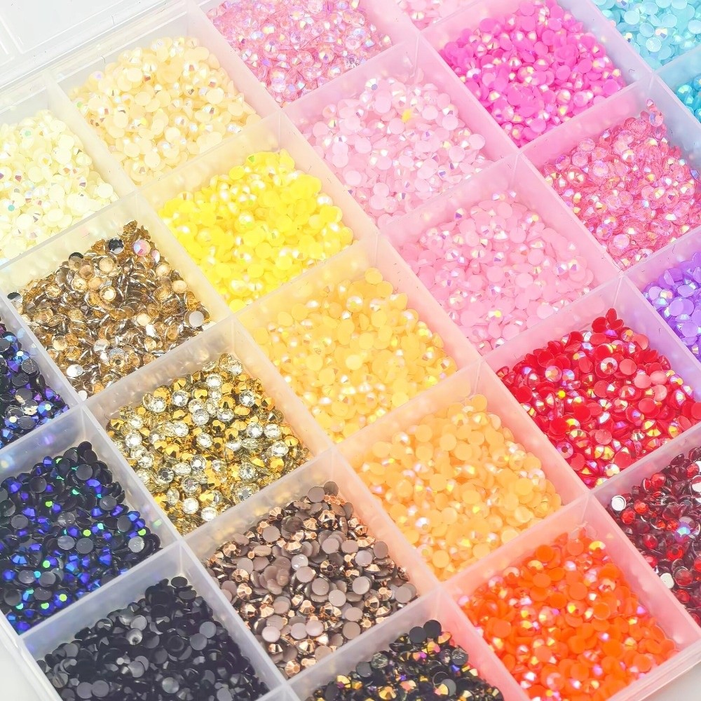 مجموعة أحجار الراين الراتنجية  - مراجعة Rhinestone Nail Gem وسعره